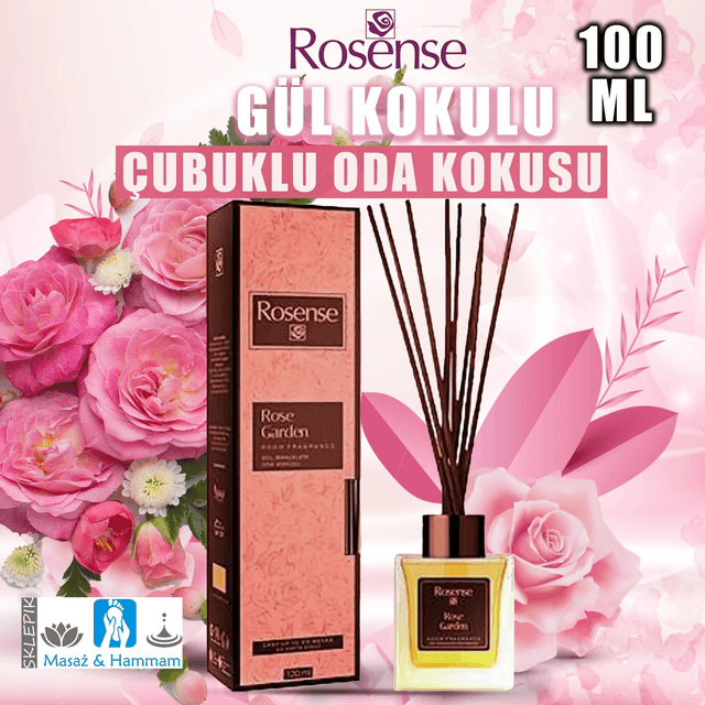 ROSENSE Dyfuzor Patyczki Zapach Różany 100ml