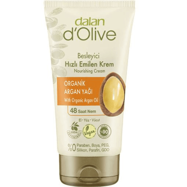 DALAN d&#039;Olive 60ml Krem do Rąk, Twarzy i Ciała z Olejem Arganowym