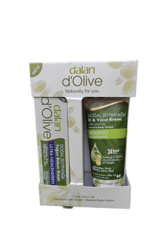 DALAN d&#039;Olive ZESTAW 95 Krem do Ciała 75ml + Krem do Intensywnej Pielęgnacji 20ml