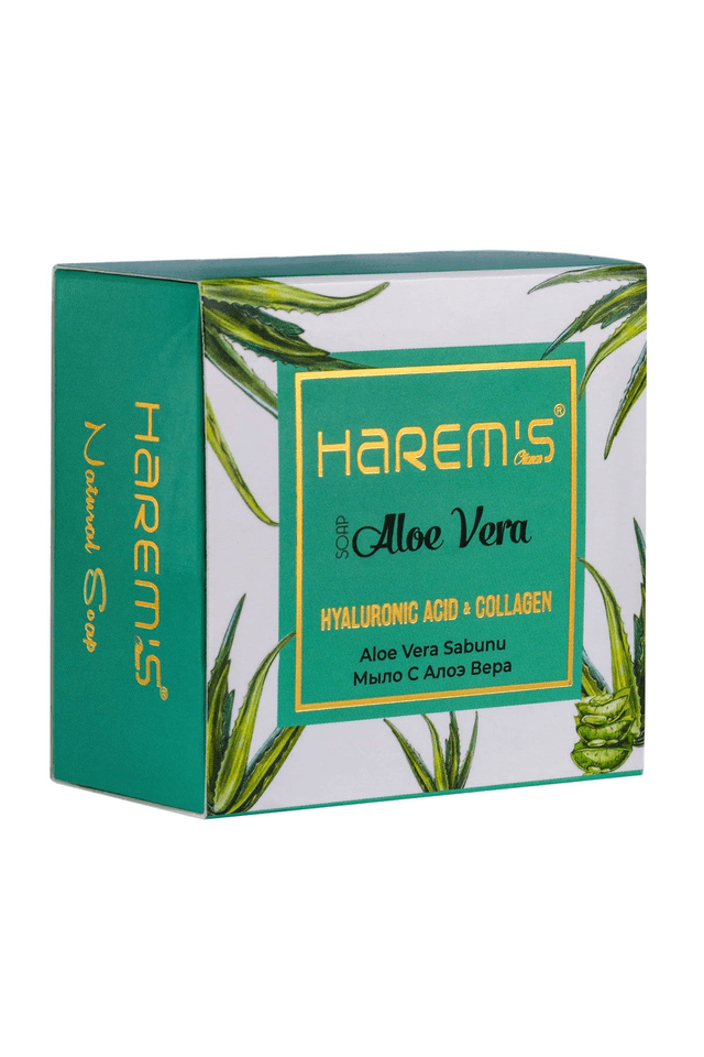 HAREM&#039;S 120g Mydło z Kwasem Hialuronowym &amp; Kolagenem ALOE VERA