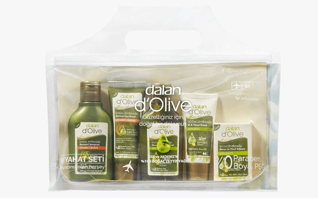 DALAN d’Olive ZESTAW Podróżny MINI KOSMETYKI do Samolotu KONIEC PRODUKCJI!
