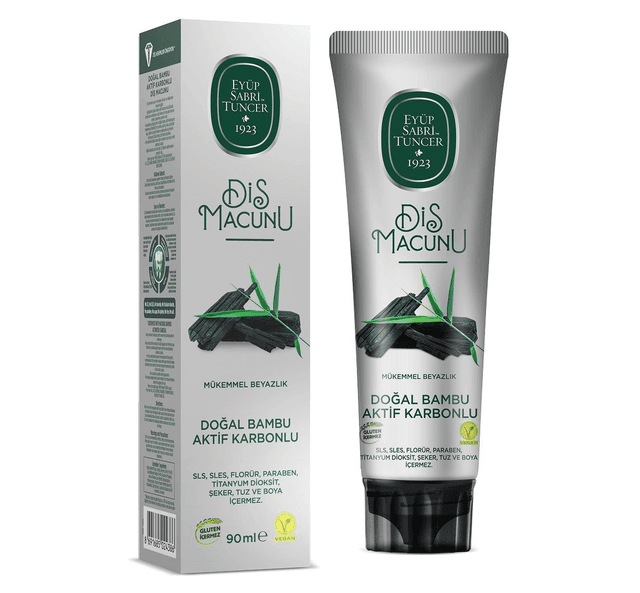 EYUP SABRI Pasta do Zębów z Aktywnym Węglem Bambusowym 90ml